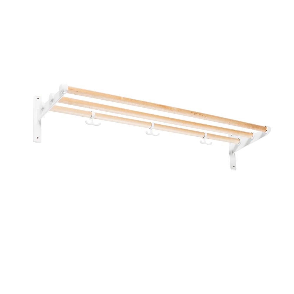 Essem Design Nostalgi Shoe or hat shelf Birch, white stand