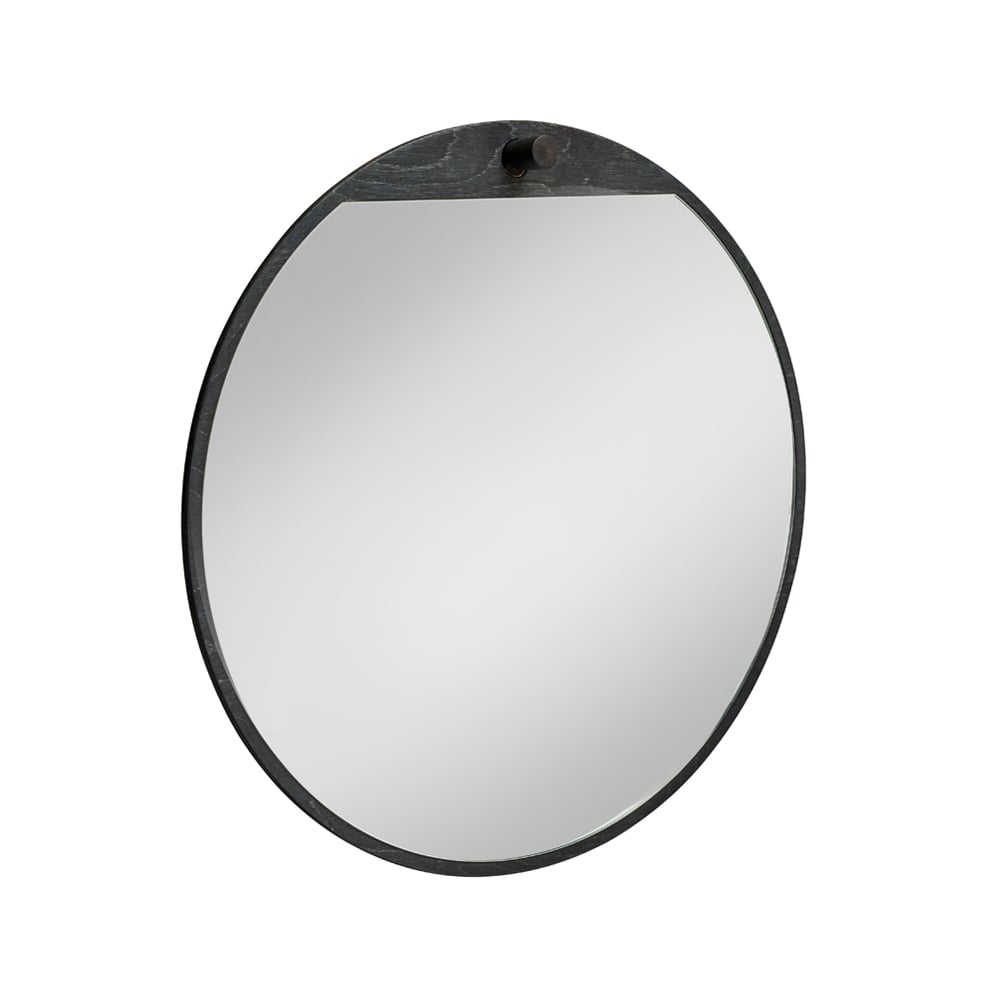 Essem Design Tillbakablick round mirror Black