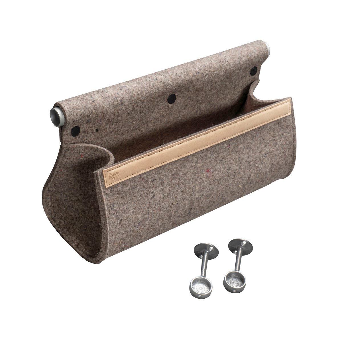 Essem Design Ulrika wall storage natural wool-aluminum