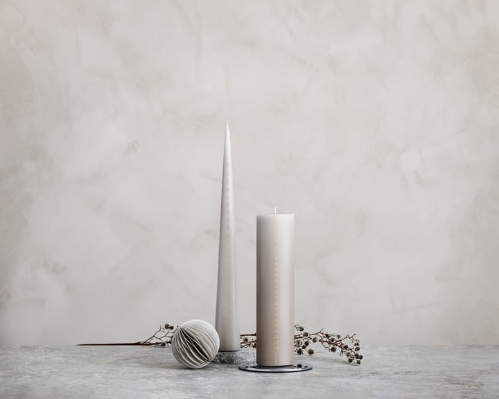 ester & erik advent candle 25 cm - 22 linen grey - ester & erik