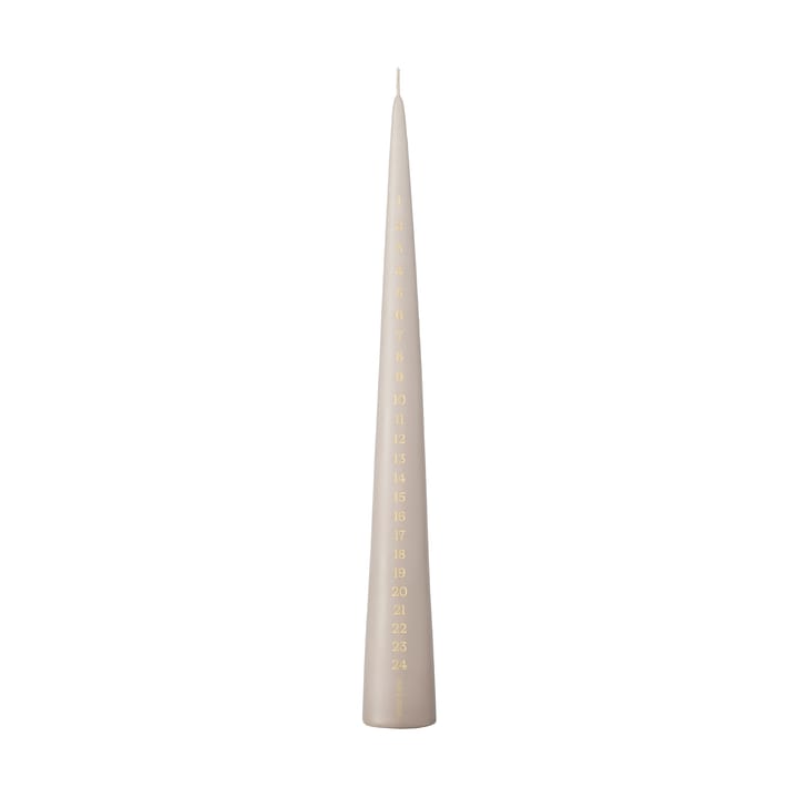 ester & erik advent candle 37 cm - 22 linen Grey - ester & erik