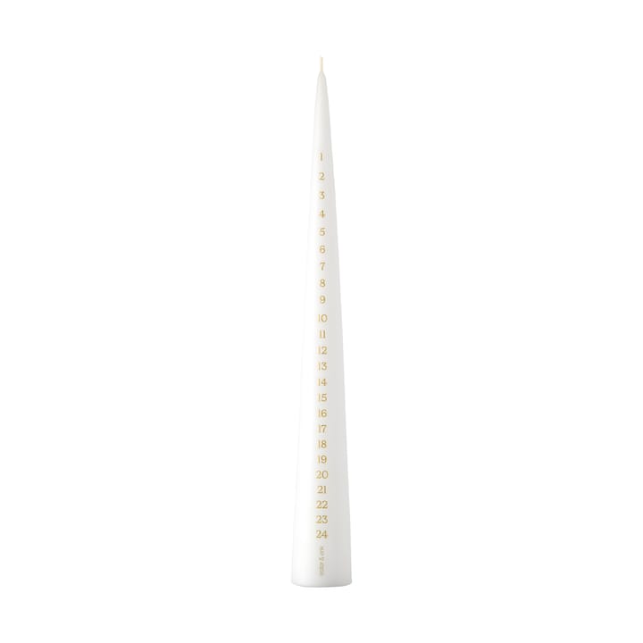 ester & erik advent candle 37 cm - 31 pure white - ester & erik