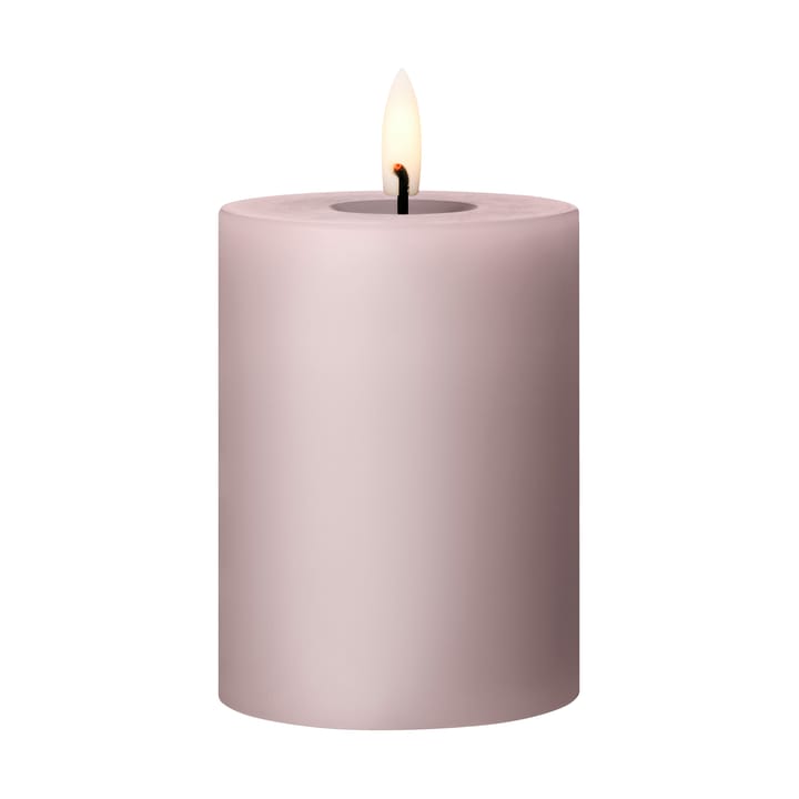 ester & erik block candle LED Ø7,5x10 cm, 52 Soft Rose ester & erik