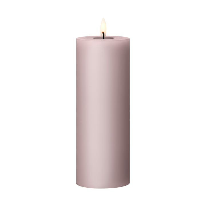 ester & erik block candle LED Ø7,5x20 cm, 52 Soft Rose ester & erik