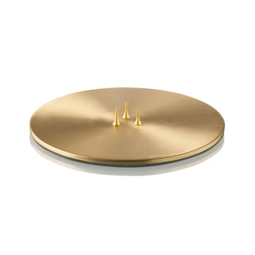 ester & erik candle plate Ø12 cm matte - gold - ester & erik