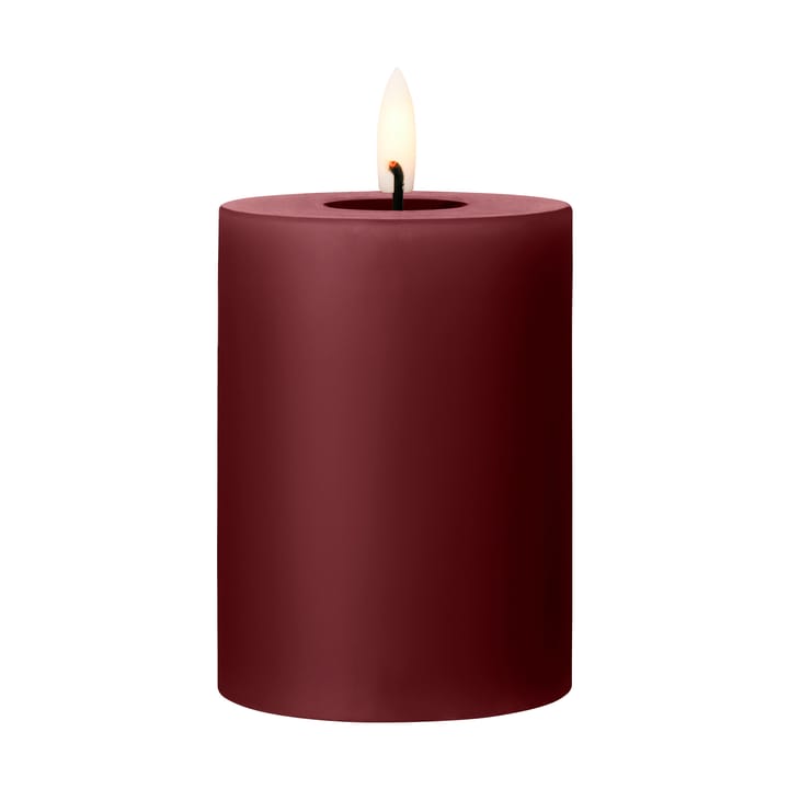 ester & erik pillar candle LED Ø7.5x10 cm, 44/2 Deep Wine ester & erik