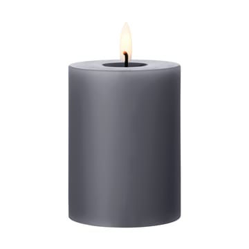 ester & erik pillar candle LED Ø7.5x10 cm - 74 Dark Slate - ester & erik