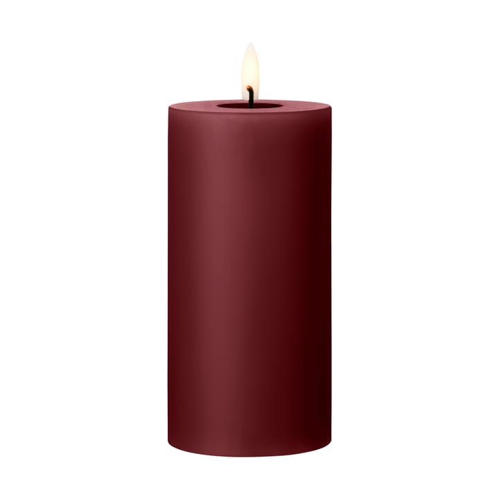 ester & erik pillar candle LED Ø7.5x15 cm - 44/2 Deep Wine - Ester & erik