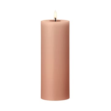 ester & erik pillar candle LED Ø7.5x20 cm - 20 Rosy caramel - ester & erik