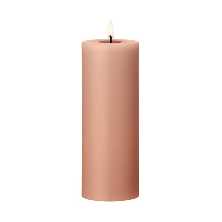 ester & erik pillar candle LED Ø7.5x20 cm - 20 Rosy caramel - Ester & erik