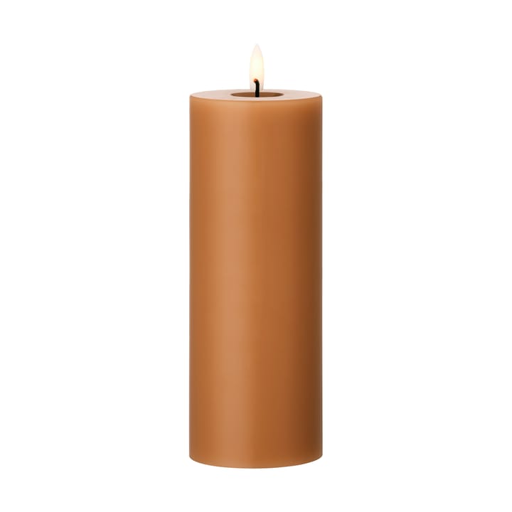 ester & erik pillar candle LED Ø7.5x20 cm - 23 Raw Toffee - Ester & erik