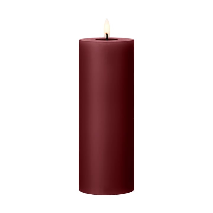 ester & erik pillar candle LED Ø7.5x20 cm - 44/2 Deep Wine - Ester & erik