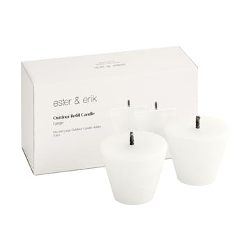 ester & erik refill for outdoor candle holder 2-pack - Large - ester & erik