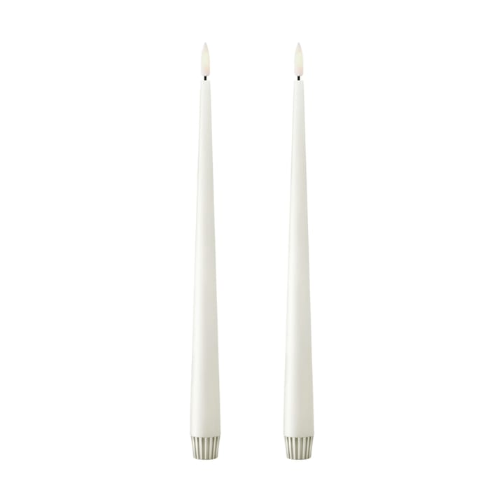 ester & erik taper candle LED 30 cm 2-pack - 10 Silky - Ester & erik