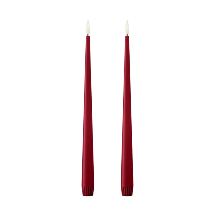 ester & erik taper candle LED 30 cm 2-pack, 36 Winter Berry ester & erik