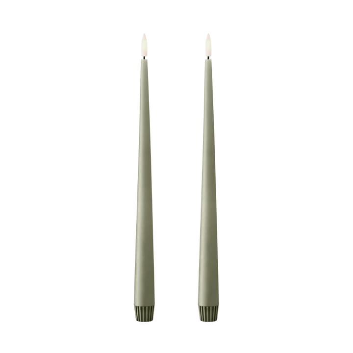 ester & erik taper candle LED 30 cm 2-pack, 69 Artichoke ester & erik