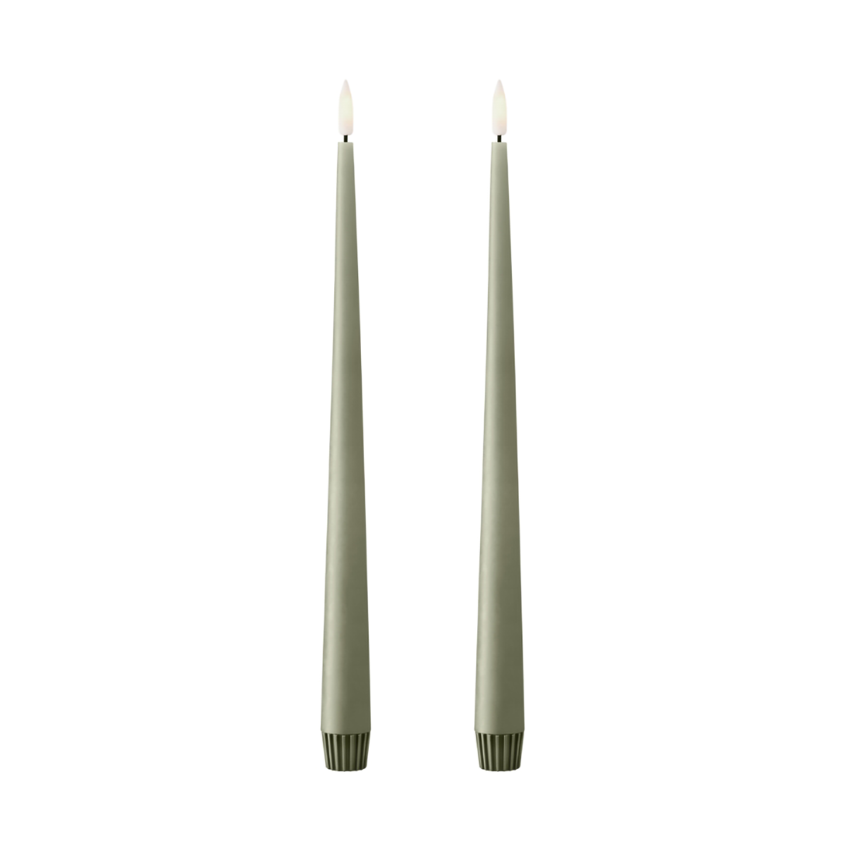 ester & erik ester & erik taper candle LED 30 cm 2-pack 69 Artichoke