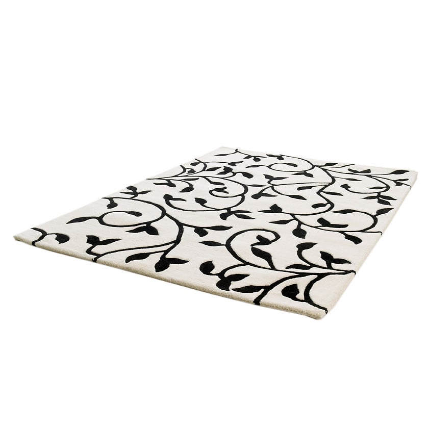 Etol Design Grow rug white-black 140 x 200 cm