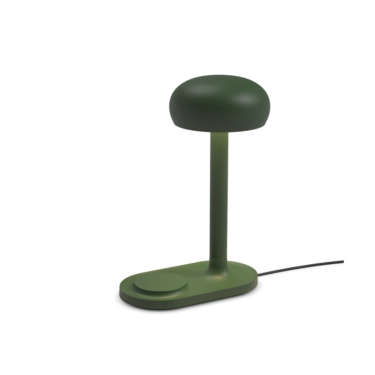 Eva Solo Emendo table lamp with Qi-charger Emerald green