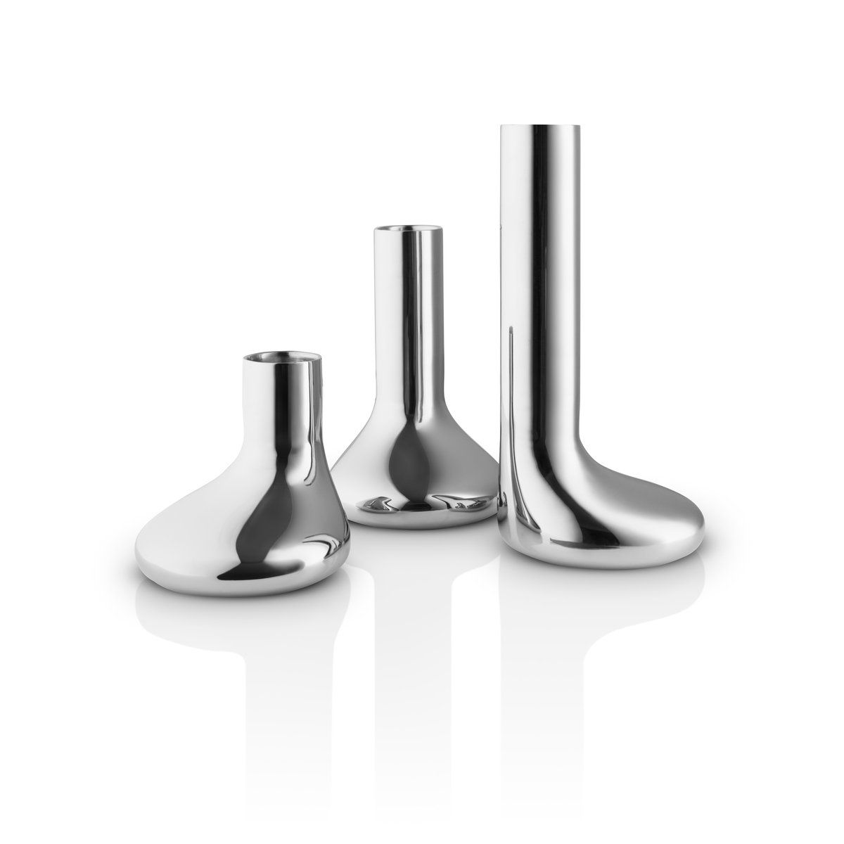 Eva Solo Eva Solo Mellow Candle Holder Set of 3 Silver