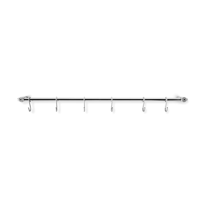 Eva Trio kitchen bar with 6 S-hooks - Polished steel - Eva Solo