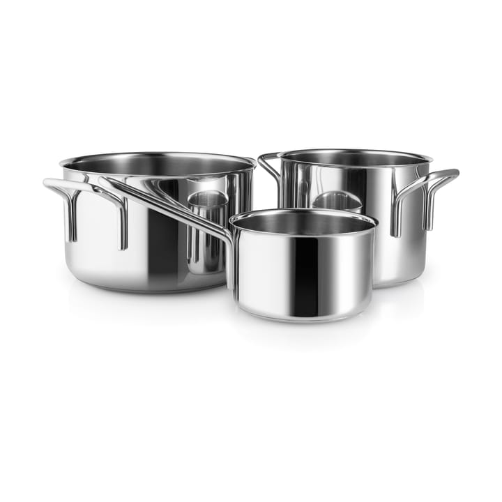 Eva Trio Stainless Steel cookware set 3 parts - Stainless steel - Eva Solo