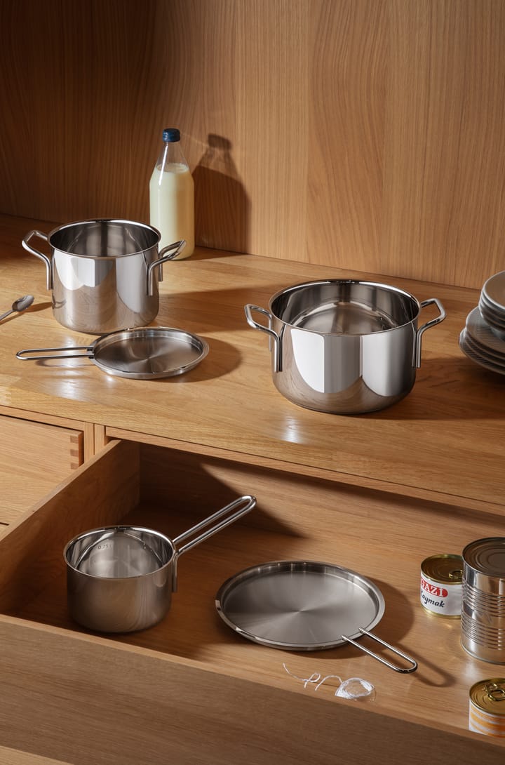 Eva Trio Stainless Steel cookware set 3 parts - Stainless steel - Eva Solo