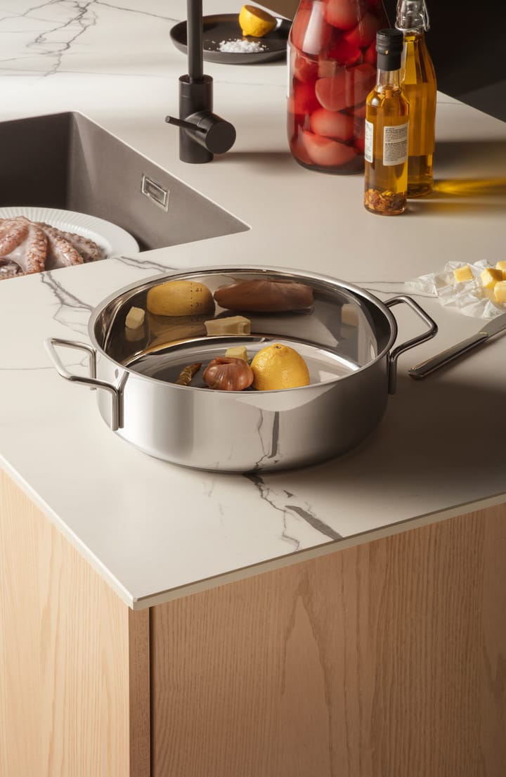 Eva Trio Stainless Steel sauté pan 2 handles, Ø28 cm Eva Solo