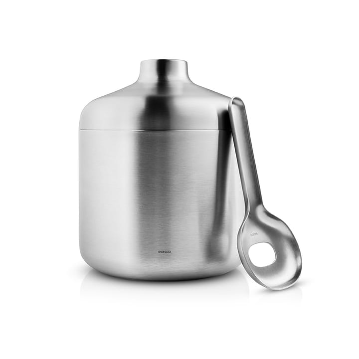 Liquid lounge ice bucket with spoon 1.4 l - Brushed steel - Eva Solo