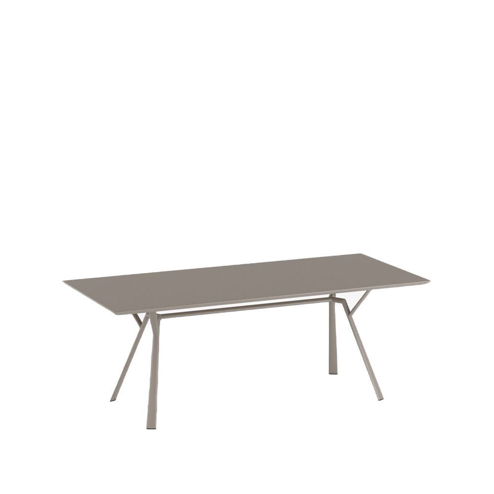 Fast Radice Quadra table Pearly gold, 90x200 cm