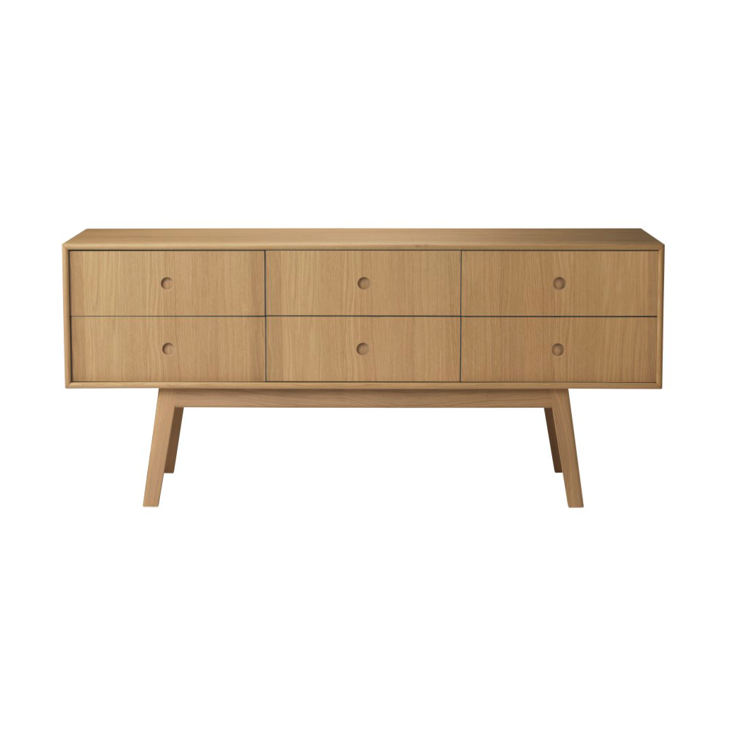 FDB Møbler A86 Butler Dresser Oak nature lacquered