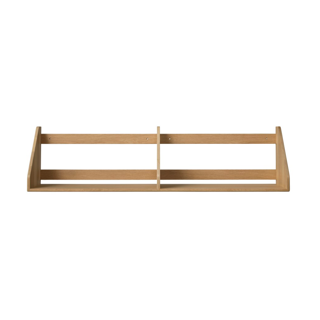 FDB Møbler B5 shelf 21x100 cm Oak nature lacquered