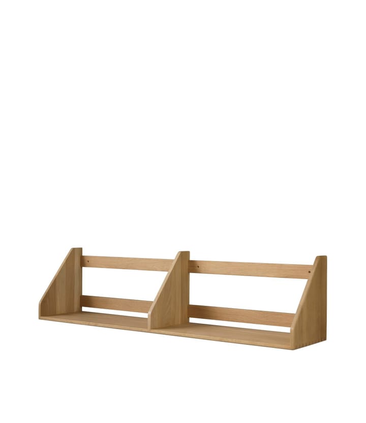 B5 shelf 21x100 cm, Oak nature lacquered FDB Møbler