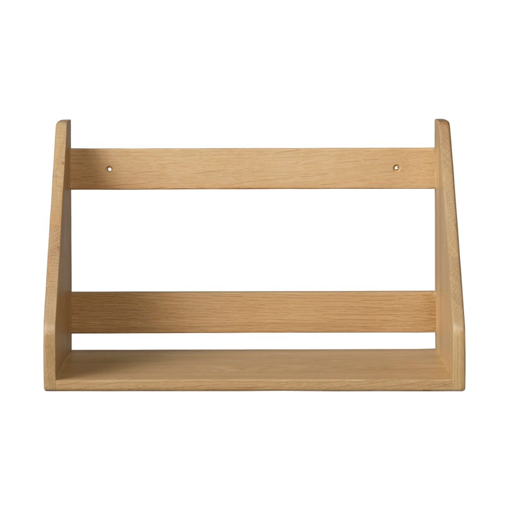 FDB Møbler B5 shelf 21x40 cm Oak nature lacquered