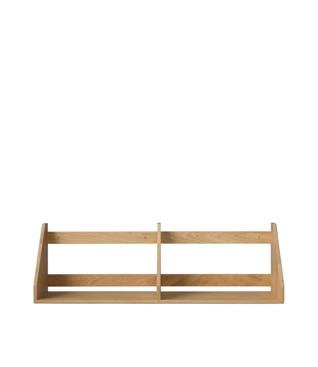 FDB Møbler B5 shelf gloss 5 80x21 cm Oak nature lacquered