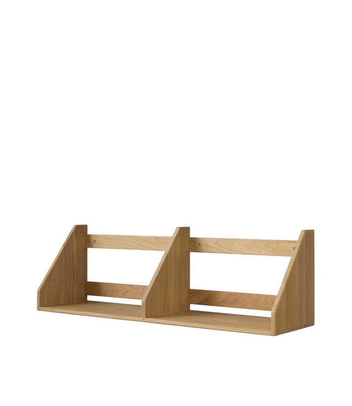 B5 shelf gloss 5 80x21 cm, Oak nature lacquered FDB Møbler