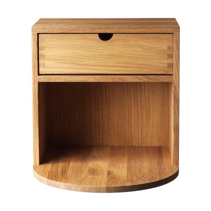 FDB Møbler B99 Radius wall cabinet Oak nature oiled