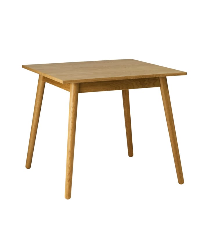 C35A dining table 82x82 cm, Oak nature-oak nature lacquered FDB Møbler