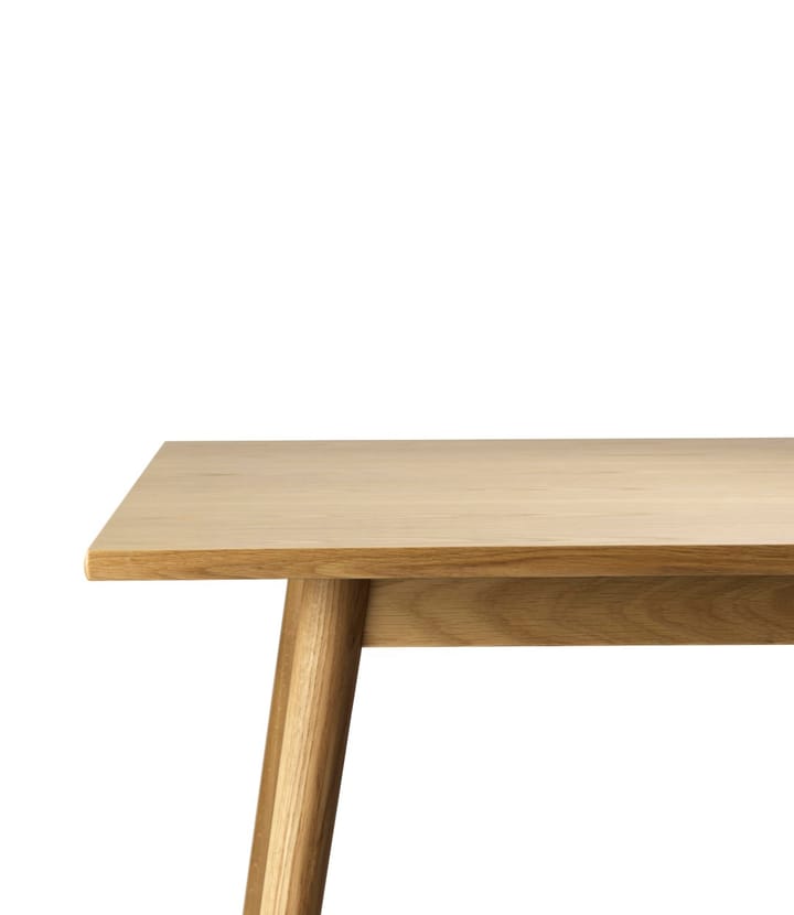 C35A dining table 82x82 cm, Oak nature-oak nature lacquered FDB Møbler