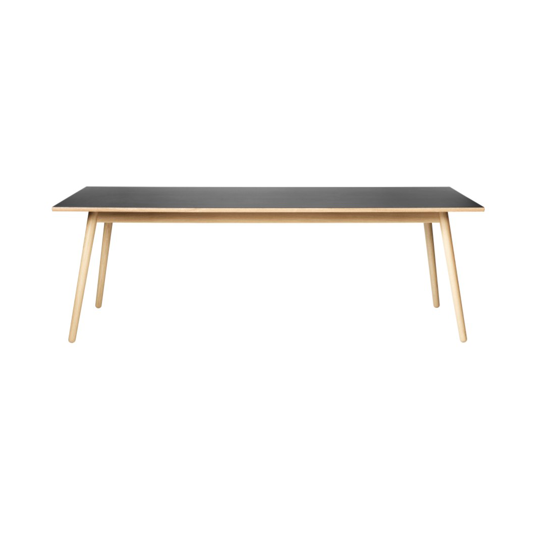 FDB Møbler C35C dining table 95x220 cm Black-oak nature lacquered