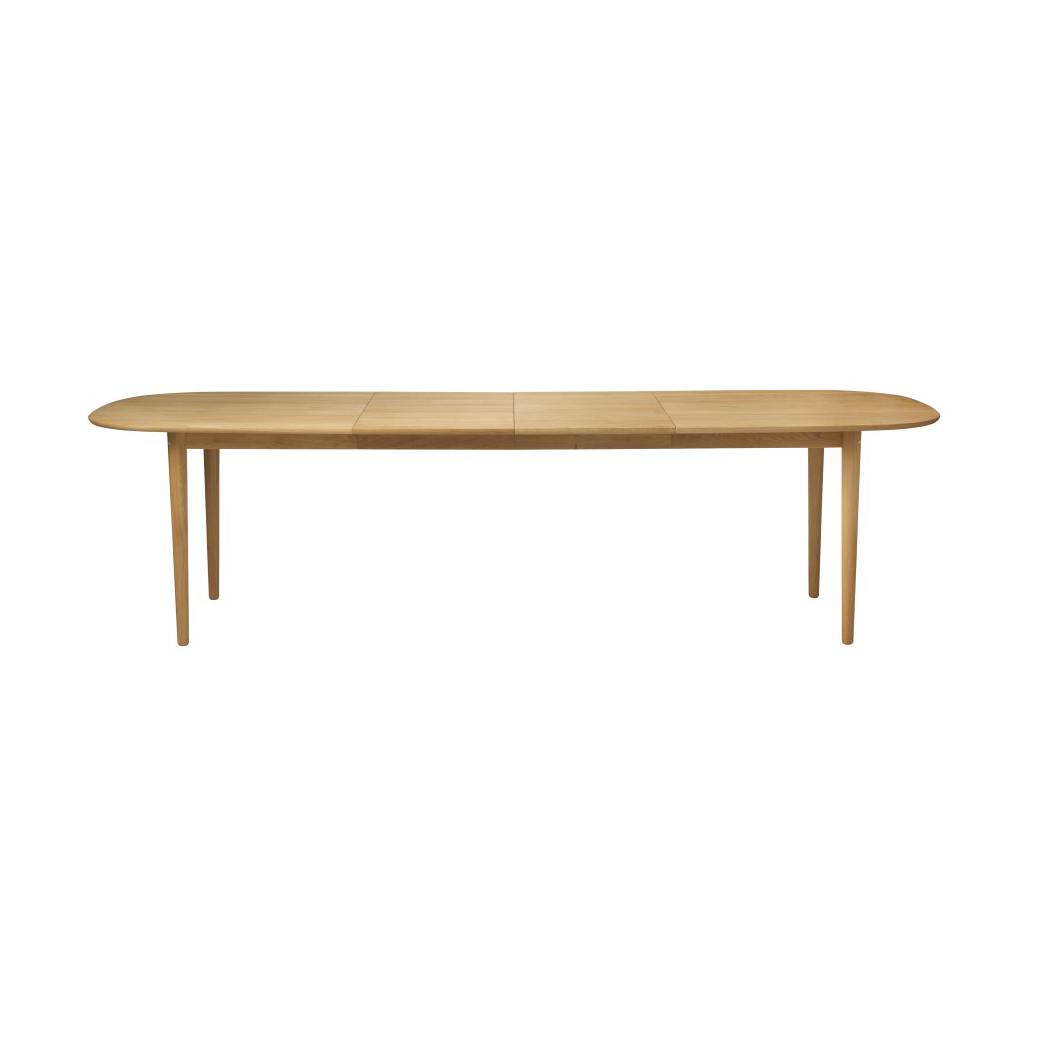 FDB Møbler C63E2TIL dining table 2 extension leaves Oak nature oiled