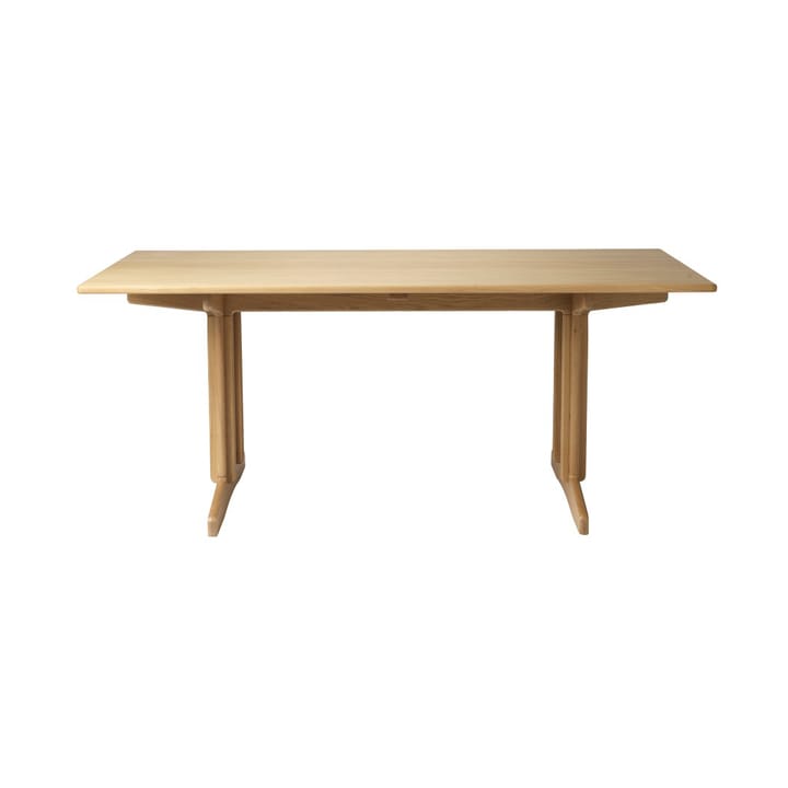 C64 Shaker dining table 90x180 cm, Oak nature lacquered-oak veneer FDB Møbler