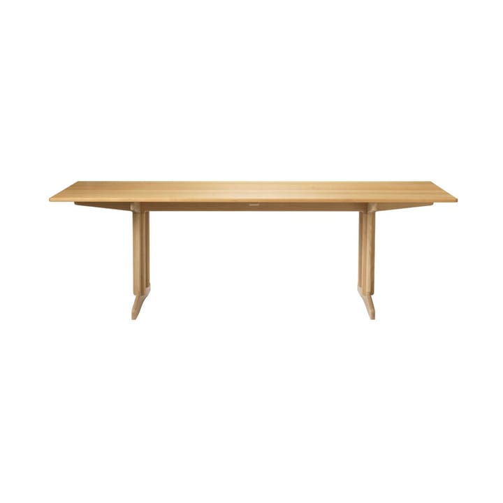 C64 Shaker dining table 90x220 cm - Oak nature lacquered-oak veneer - FDB Møbler