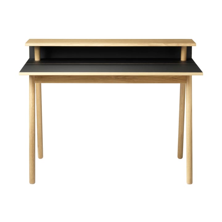 C68 Nørrebro desk - Nero-oak nature lacquered - FDB Møbler