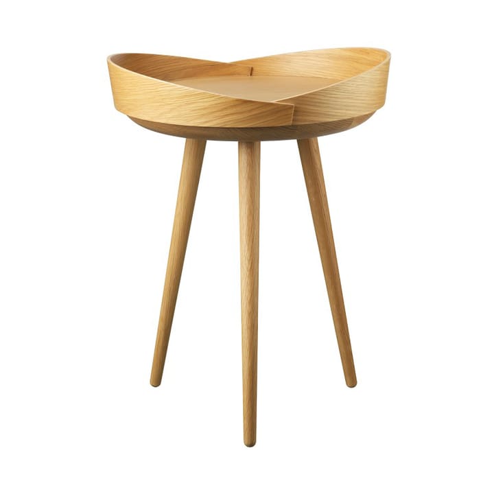 D106 Bakkedal tray table Ø38 cm - Oak nature lacquered - FDB Møbler