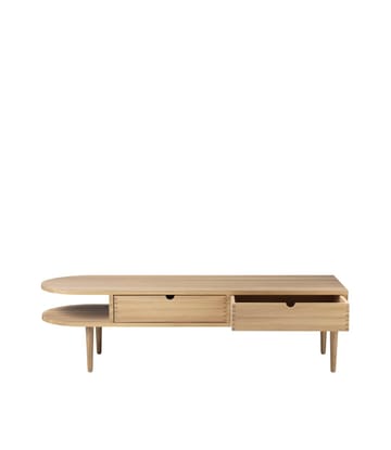 F24 Radius bench - Oak nature lacquered 45x145 cm - FDB Møbler