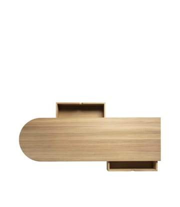 F24 Radius bench - Oak nature lacquered 45x145 cm - FDB Møbler