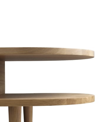 F24 Radius bench - Oak nature lacquered 45x145 cm - FDB Møbler