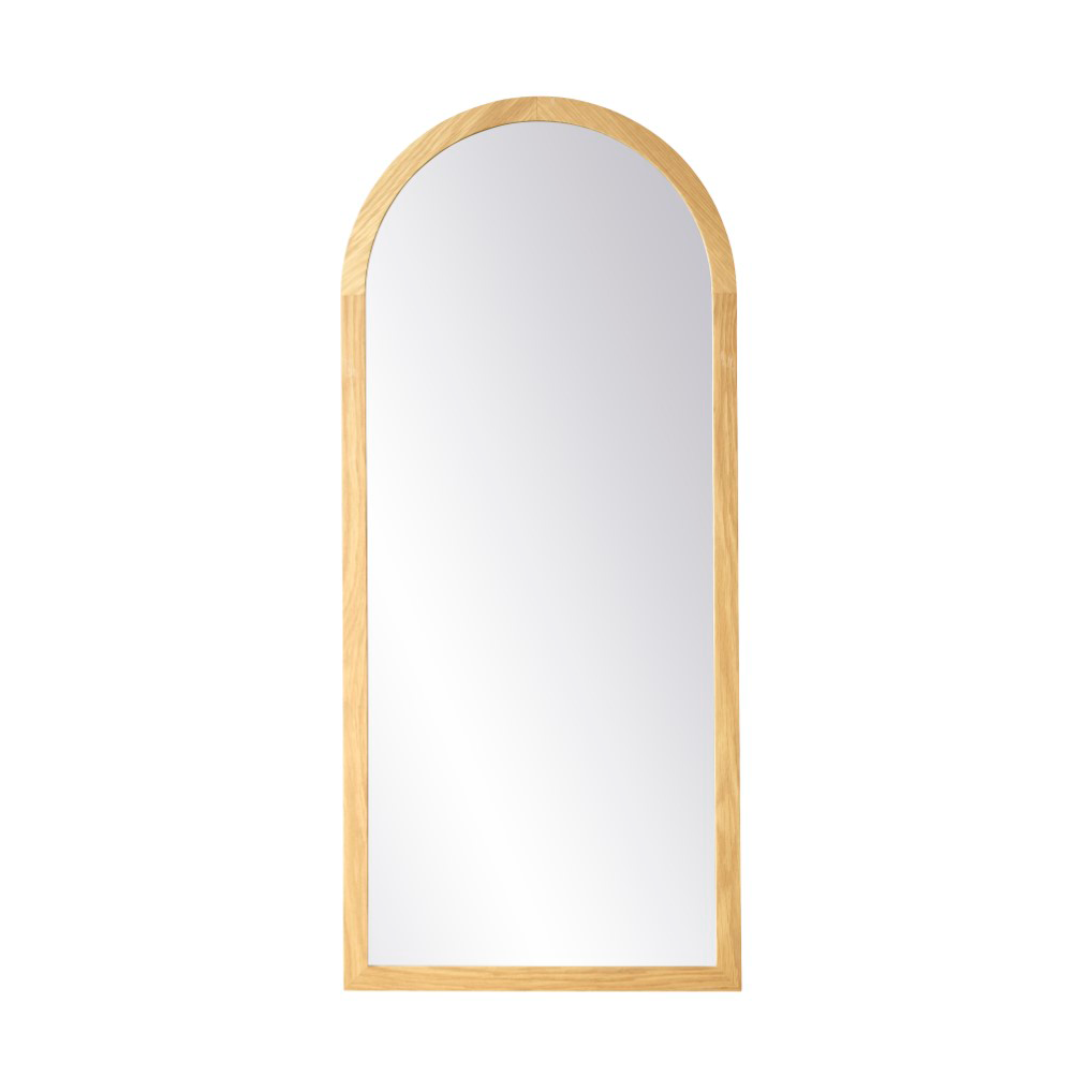 FDB Møbler I2 Mossø wall mirror Oak nature lacquered 40x90 cm