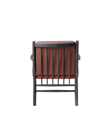 J147 armchair - Oak black painted-burnt orange - FDB Møbler